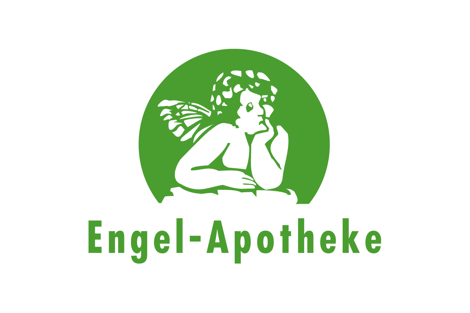 Logo der Engel Apotheke in Kusel mit einem Engel drauf